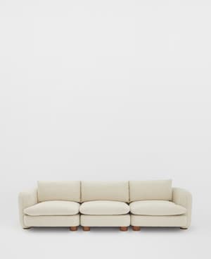 Vivienne Modular Sofa - Four Seater - Boucle Natural - Hover Image