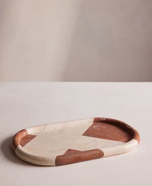Adley Catchall - Cream & Red Alicante - Large - Listing Image