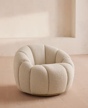 Garret Armchair - Boucle - Natural - Listing Image