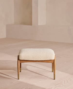 Theodore Footstool - Boucle - Natural - US - Listing Image