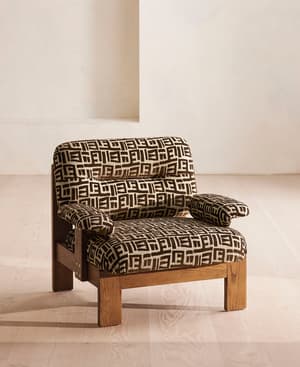 Horton Armchair - Pierre Frey Tsomba - Ecru - US - Hover Image