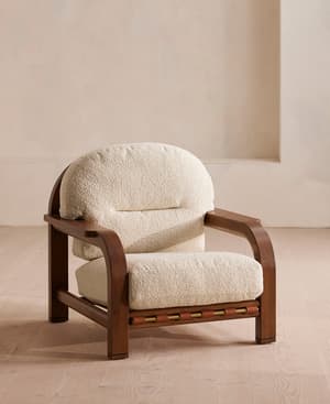 Dunbar Armchair - Italian Boucle - Ecru - US - Listing Image