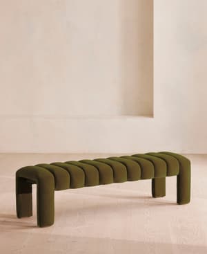Willis Bench - Velvet - Olive - US - Listing Image