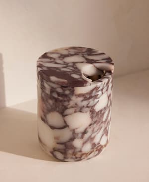 Palazzo Ice Bucket - Calacatta Viola Marble - Hover Image