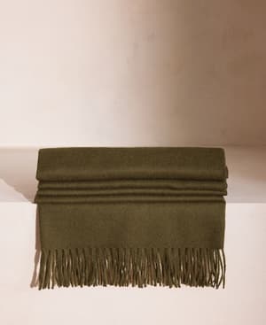 Maria Alpaca Throw - Olive - Listing Image