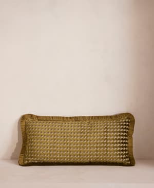 Charis Oblong Cushion - Ochre - Listing Image
