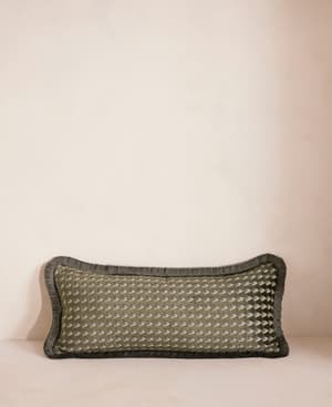 Charis Oblong Cushion - Charcoal - Listing Image