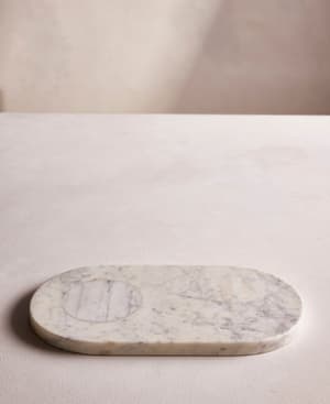 Astell Serving Board Large - White Marble - Hover Image