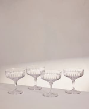 Roebling Champagne Coupe - Set of Four - Hover Image