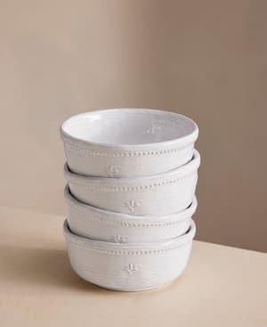Hillcrest Cereal Bowl - White - Set of Four - Listing Image