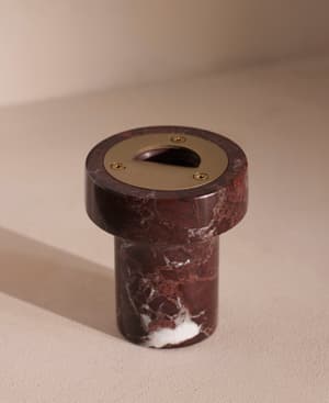 Atlee Bottle Opener - Rosso Levanto Marble - Hover Image