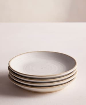 Morley Side Plate - White - Set of Four - Listing Image