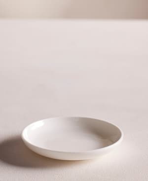 House Butter Dish - Bone China - White - Listing Image