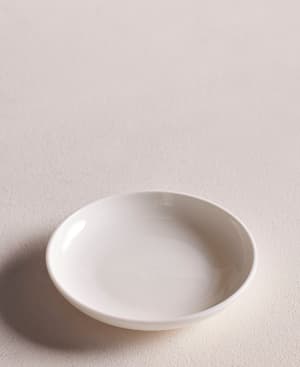 House Butter Dish - Bone China - White - Hover Image