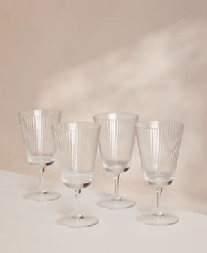 Fluted Wine Glass - Set of Four - Listing Image