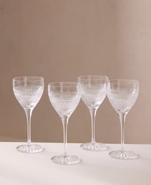 Huxley Cut Crystal Red Wine Glass - Set of Four - Listing Image