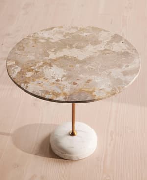 Fleet Side Table - Large - Kapri Marble - Hover Image