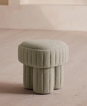 Rhea Footstool - Boucle - Pistachio - Listing Image