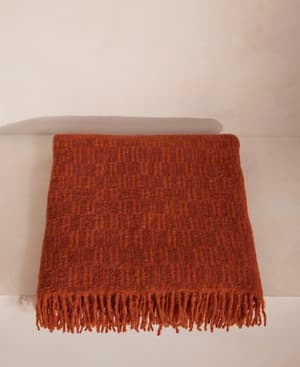 Claudius Throw - Rust - Listing Image