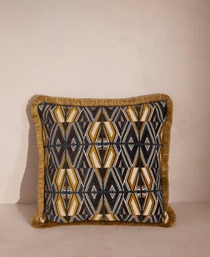 Aspen Square Cushion - Ochre - Listing Image