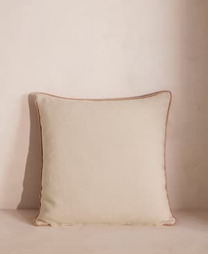 Darcy Square Cushion - Velvet - Antique Rose - Hover Image