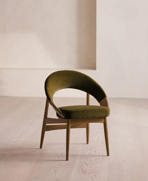 Lachlan Dining Chair - Olive Velvet US - Listing Image