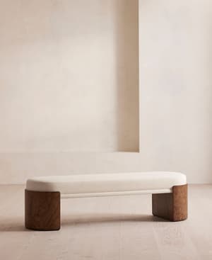 Lukas Bench - Linen - Bisque - US - Listing Image