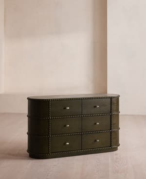 Pietro Six Drawer Dresser - Brazilian Quartzite - Hover Image