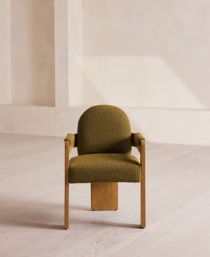 Emerson Dining Chair - Boucle - Kelp - US - Hover Image