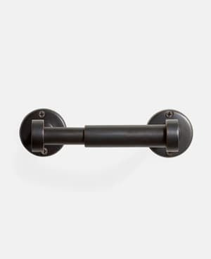 Randolph Bar Toilet Roll Holder - Blackened Brass - Listing Image