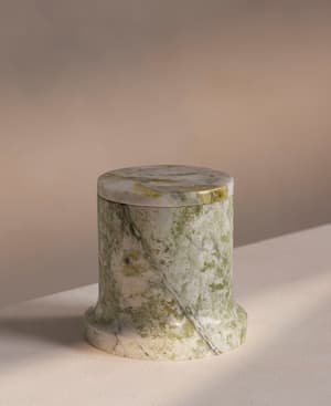 Sicilian Thyme Apple Jade Marble Candle 250g - Hover Image