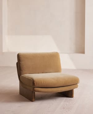 Tellis Chair - Velvet - Camel - US - Listing Image
