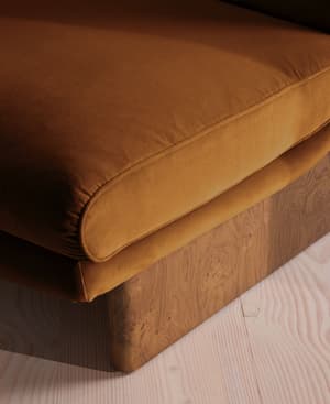 Tellis Chair - Velvet - Mustard - UK - Hover Image