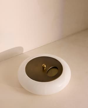 Montague Alabaster Ashtray - Hover Image