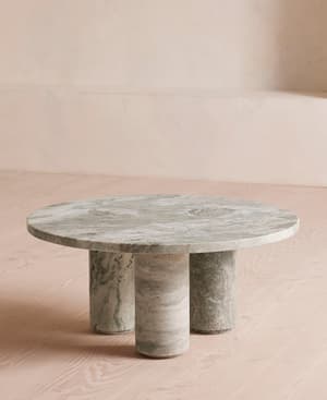Tisbury Coffee Table - Terra Bianca Marble - Listing Image