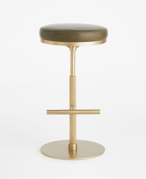 Wardell Barstool - Leather - Moss - US - Listing Image