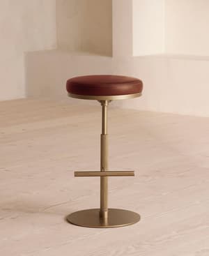 Wardell Barstool - Leather - Sangria - US - Listing Image