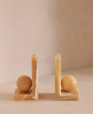 Prato Bookends - Mango Onyx - Listing Image