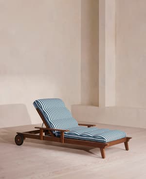 Ardingly Outdoor Chaise Lounger - Miami House Stripe - Listing Image