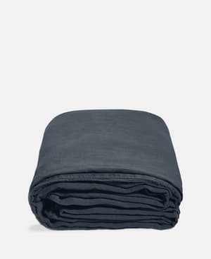 Luna Linen Duvet Cover - Navy - Double/Full - Listing Image