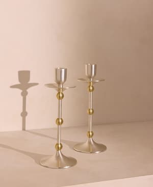 Cilia Candlestick - Set of Two - Hover Image