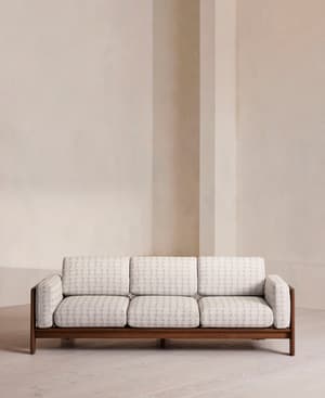 Marcia Outdoor Sofa - Geometric - Grey - Hover Image