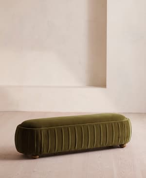Vivienne Bench - Velvet - Olive - US - Listing Image
