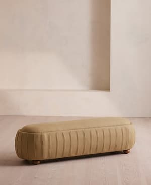Vivienne Bench - Linen - Wheat - US - Listing Image