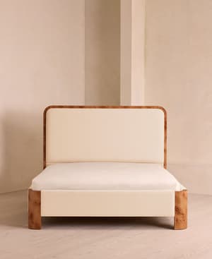 Tremont Bed - King - Linen - Bisque - Hover Image