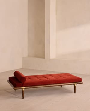 Theodore Daybed - Rust Velvet - Listing Image