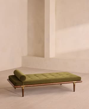Theodore Daybed - Olive - Velvet - US - Listing Image