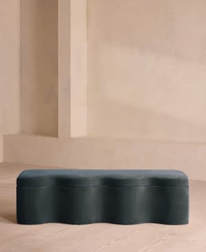 Eli Storage Bench - Grey Blue Velvet - US - Hover Image