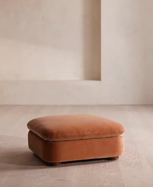 Rava Ottoman - Velvet - Antique Rose - US - Listing Image