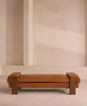 Marcia Daybed - Leather - Chestnut - Hover Image